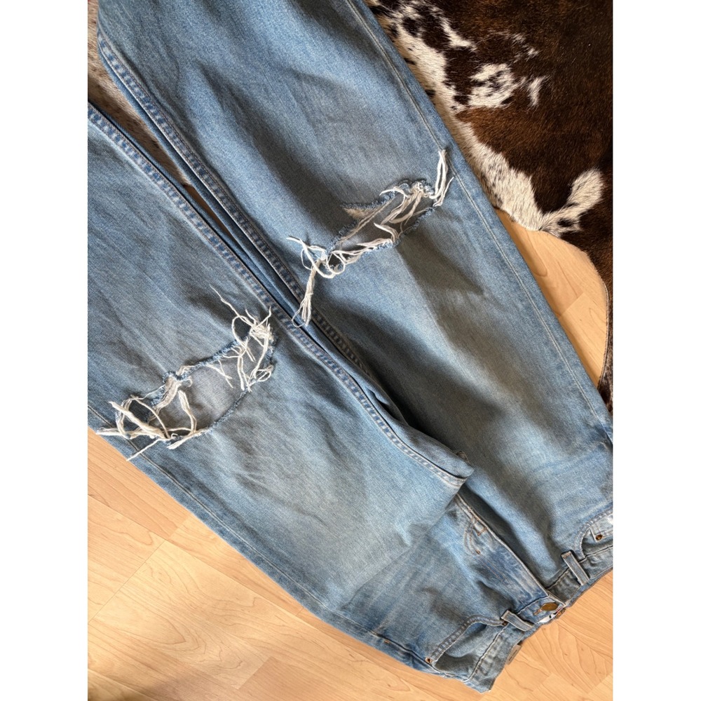 Aviator Nation Hi Rise Wide Leg Gypsy Jeans Vintage Size 24 - Picture 7 of 11